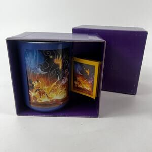 Disney Mickey Mouse Storybook Coffee Tea Mug 75th Anniversary Vintage 90s Purple